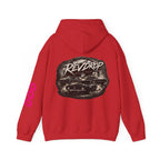 RevDrop Vintage Racing Hoodie — Retro Car Logo Pullover