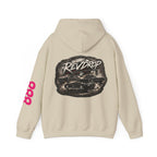 RevDrop Vintage Racing Hoodie — Retro Car Logo Pullover
