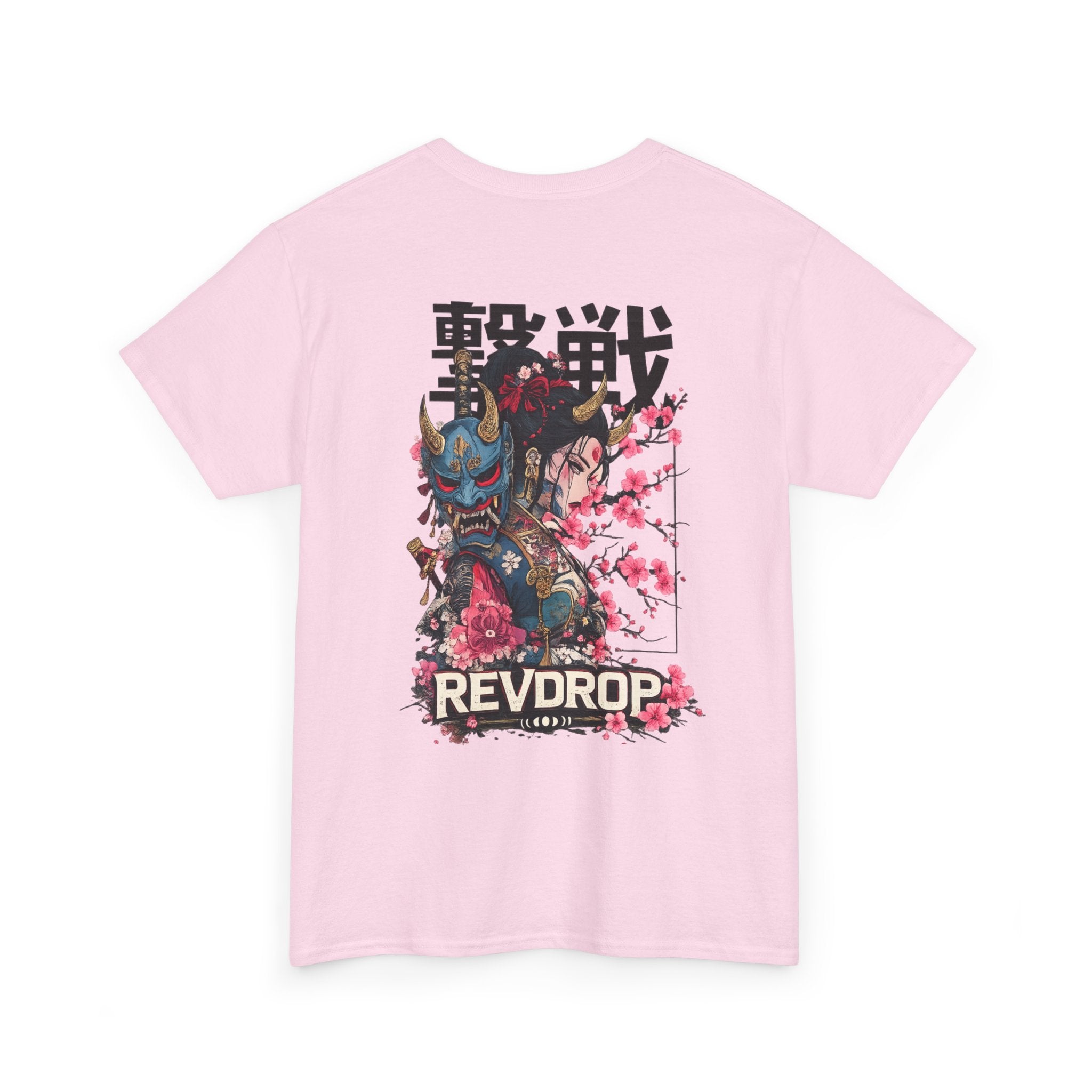 Samurai Oni Tee — 'REVDROP' Japanese Warrior Graphic T‑Shirt