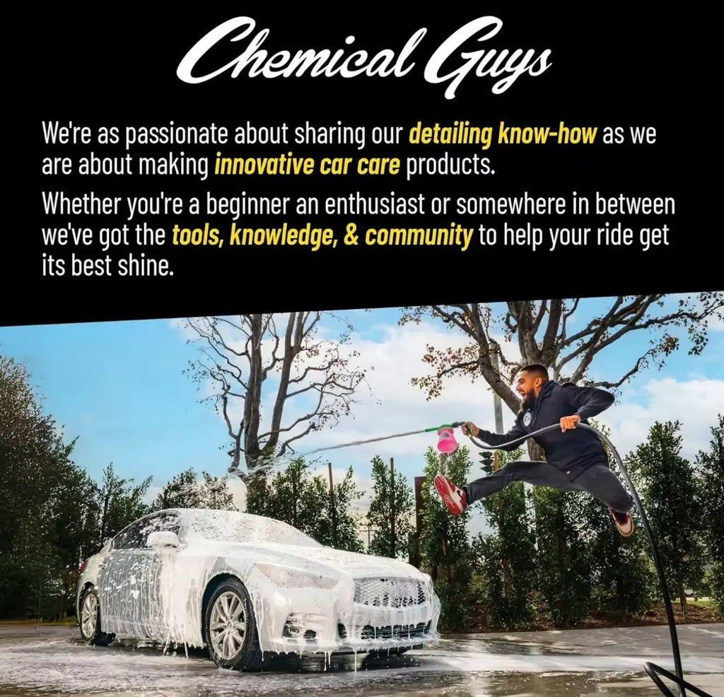 Chemical Guys Car Washing Kit - Automotive Accessories, Car Detailing Products with Speed Wipe Quick Detailer, Total Interior Cleaner, Streak-Free Glass Cleaner, Tire Shine, Trunk Organizer, Microfiber Towels, On-The-Go Storage Bag