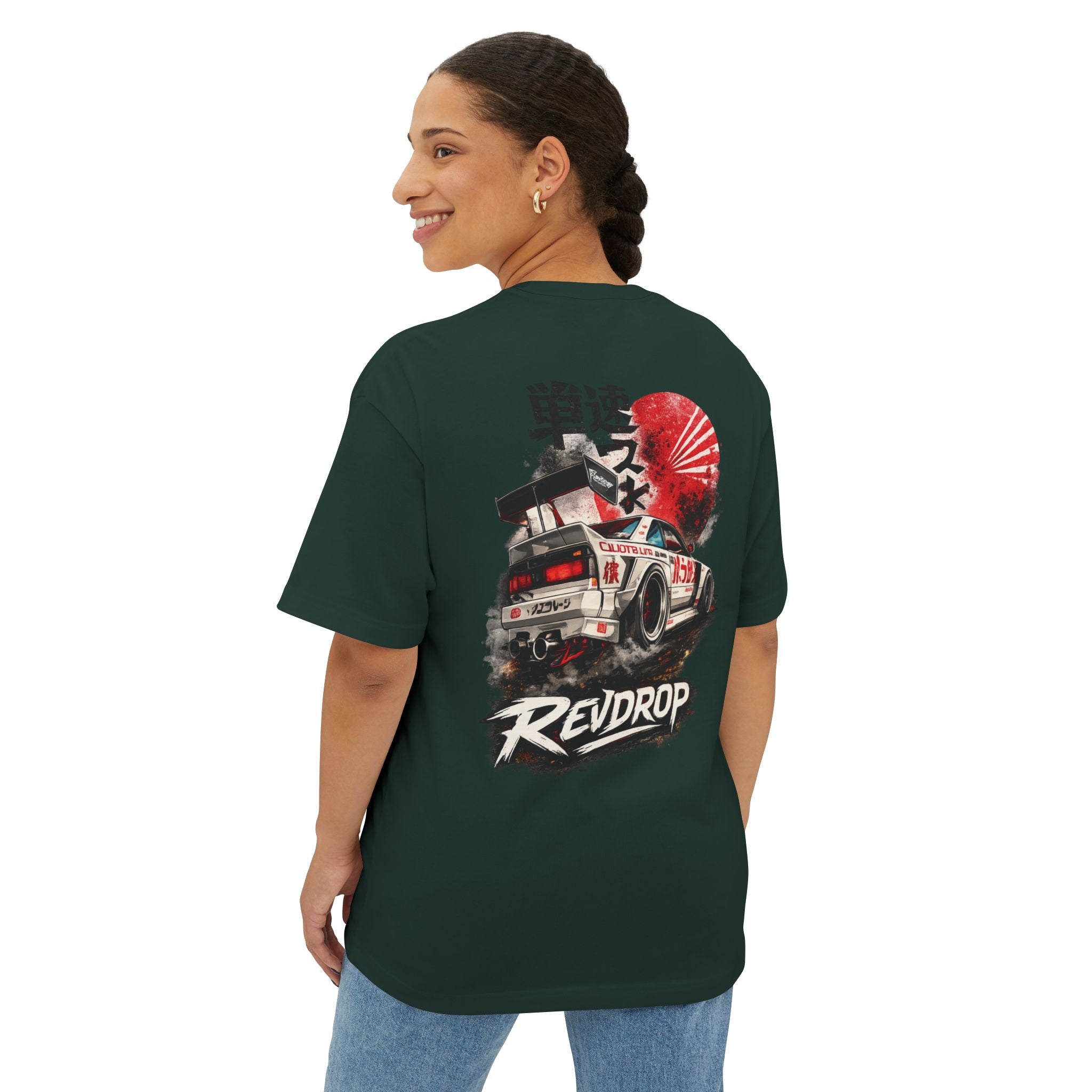 Drift Racer Tee — Japanese Retro Car Graphic T-Shirt