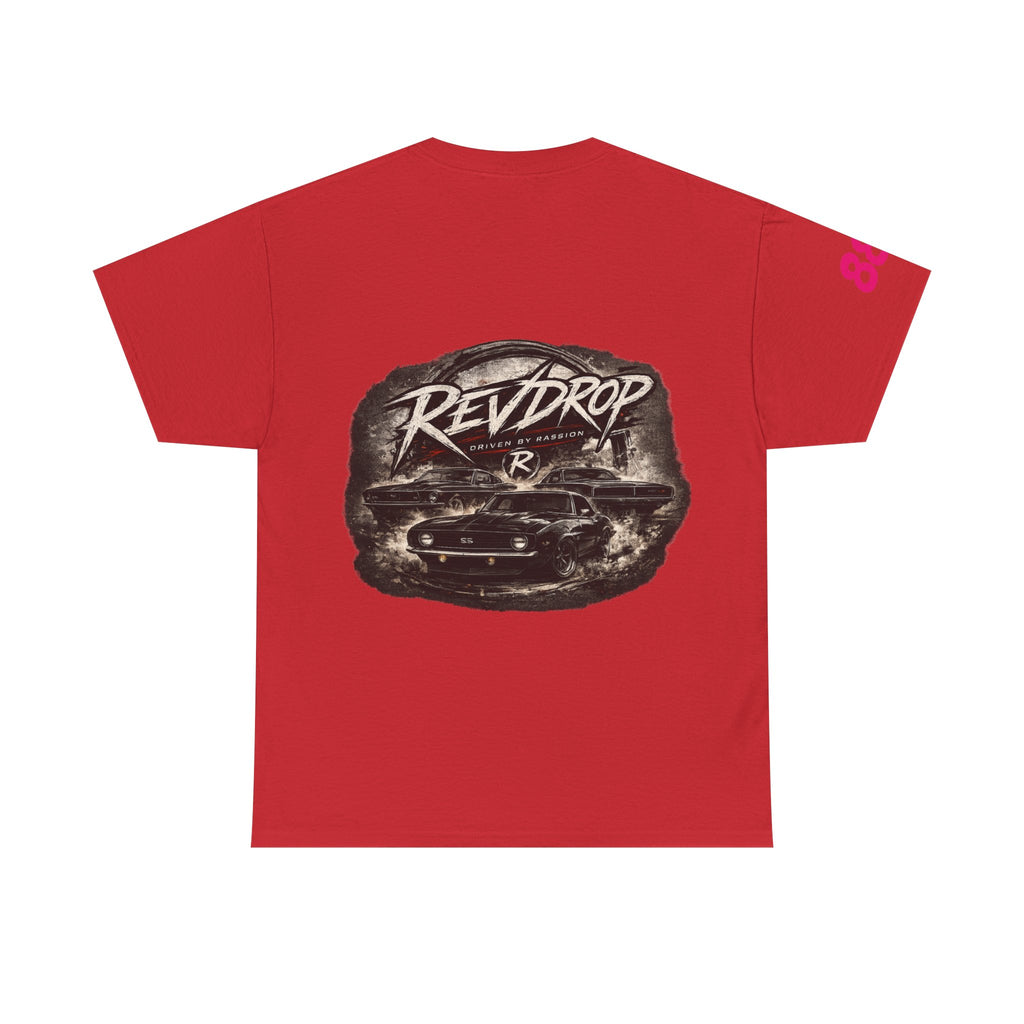 RevDrop Racing Tee — Retro Car Graphic T-Shirt