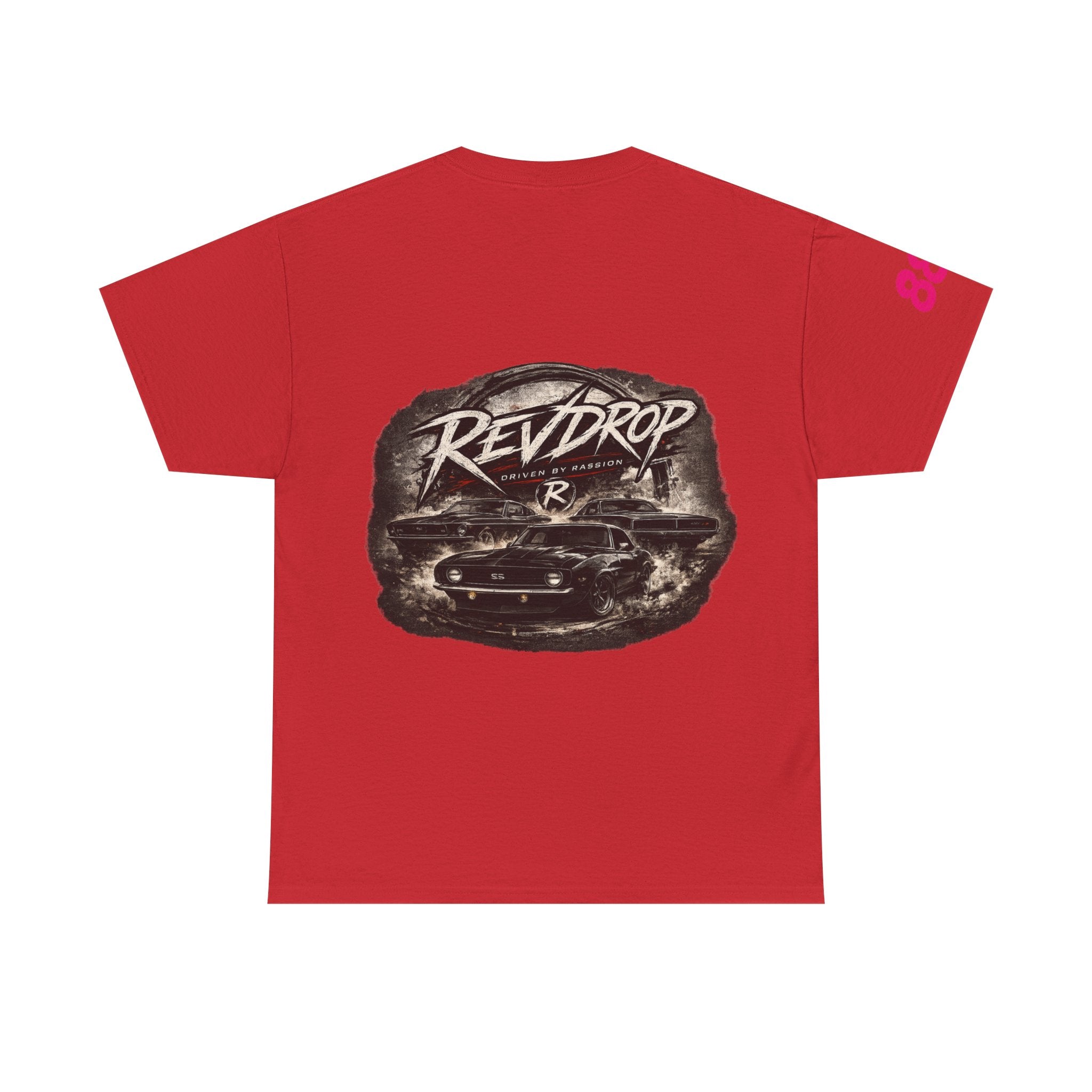 RevDrop Racing Tee — Retro Car Graphic T-Shirt