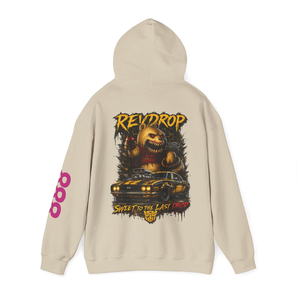 Hoodie — Retro Drop “Sweet to the Last Drop” Monster Car Graphic