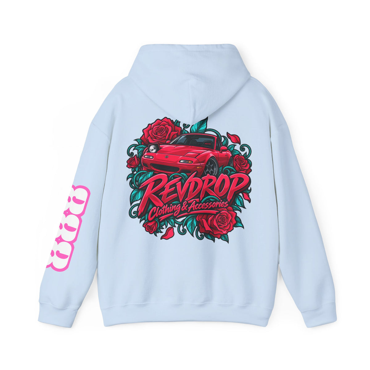 RevDrop Roses & Redline Miata Unisex Hoodie