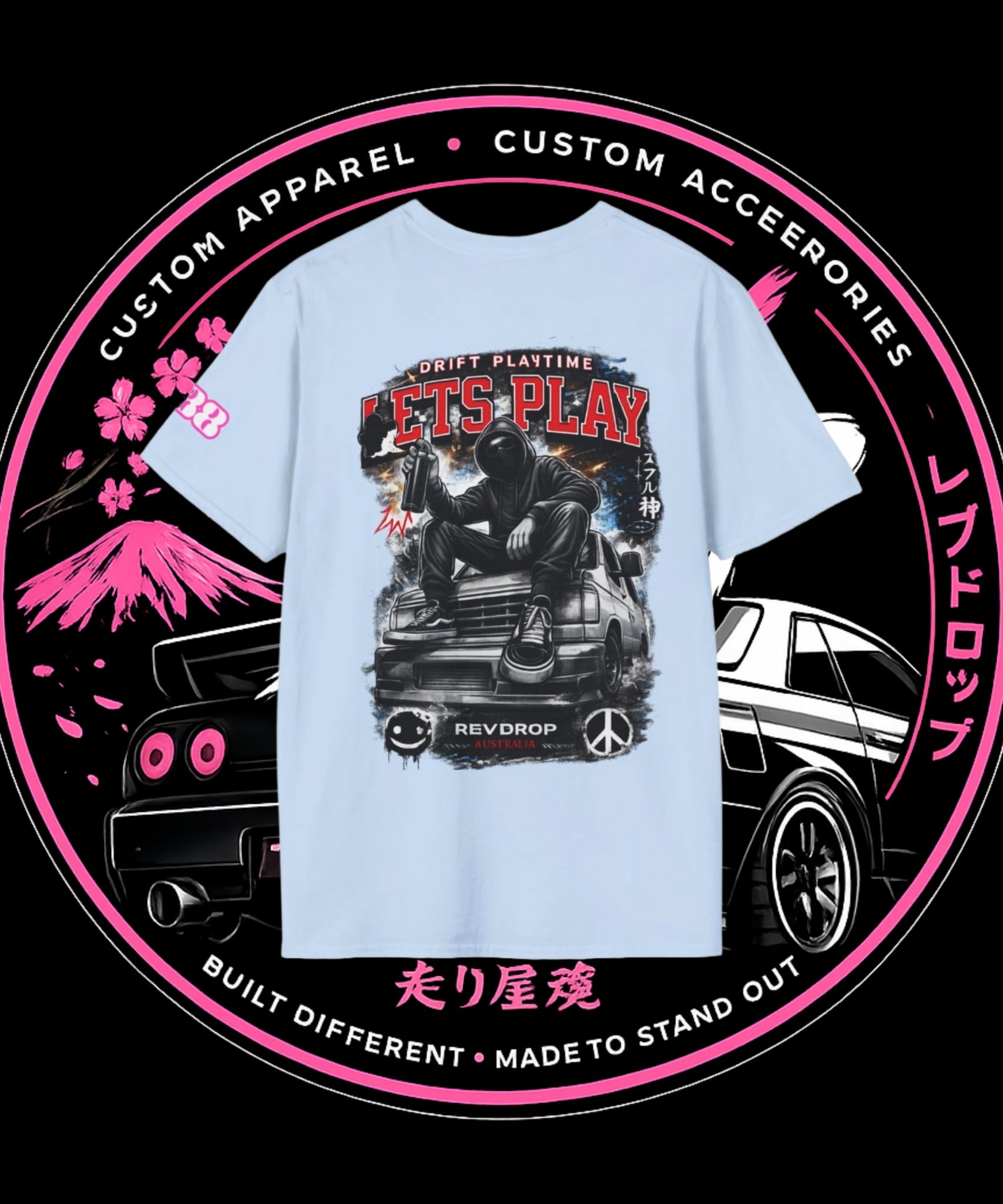Let’s Play Drift Culture Graphic Tee