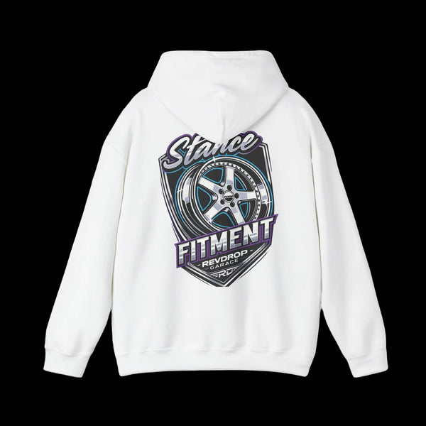 Stance Fitment car wheel graphic hoodie by RevDrop