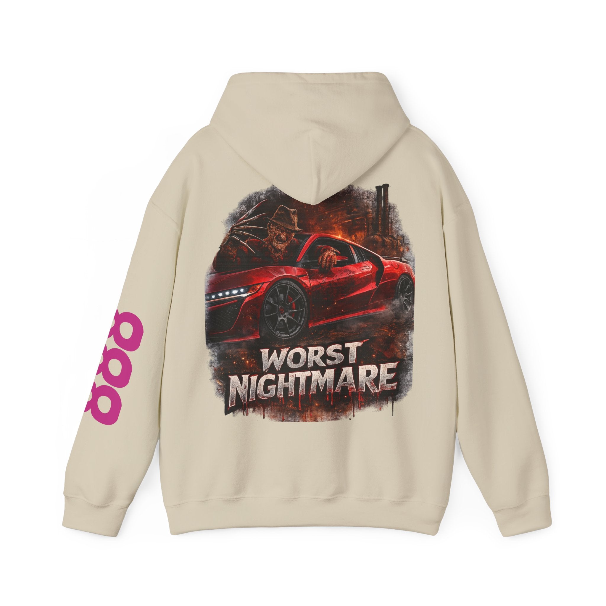Car Hoodie — “Worst Nightmare” Racing Graphic Pullover