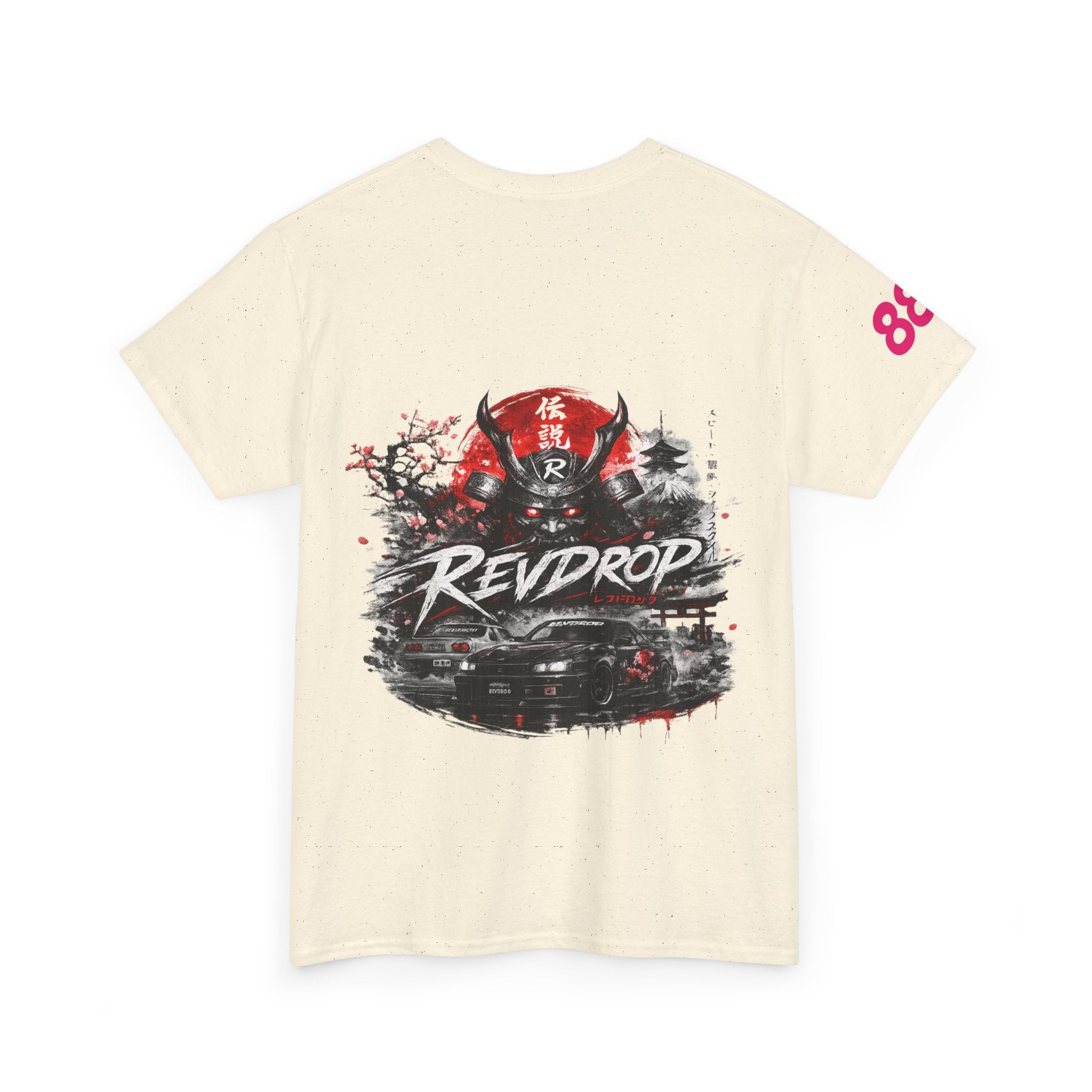 RevDrop Japanese Demon Graphic Tee — Streetwear Anime-Inspired T-Shirt
