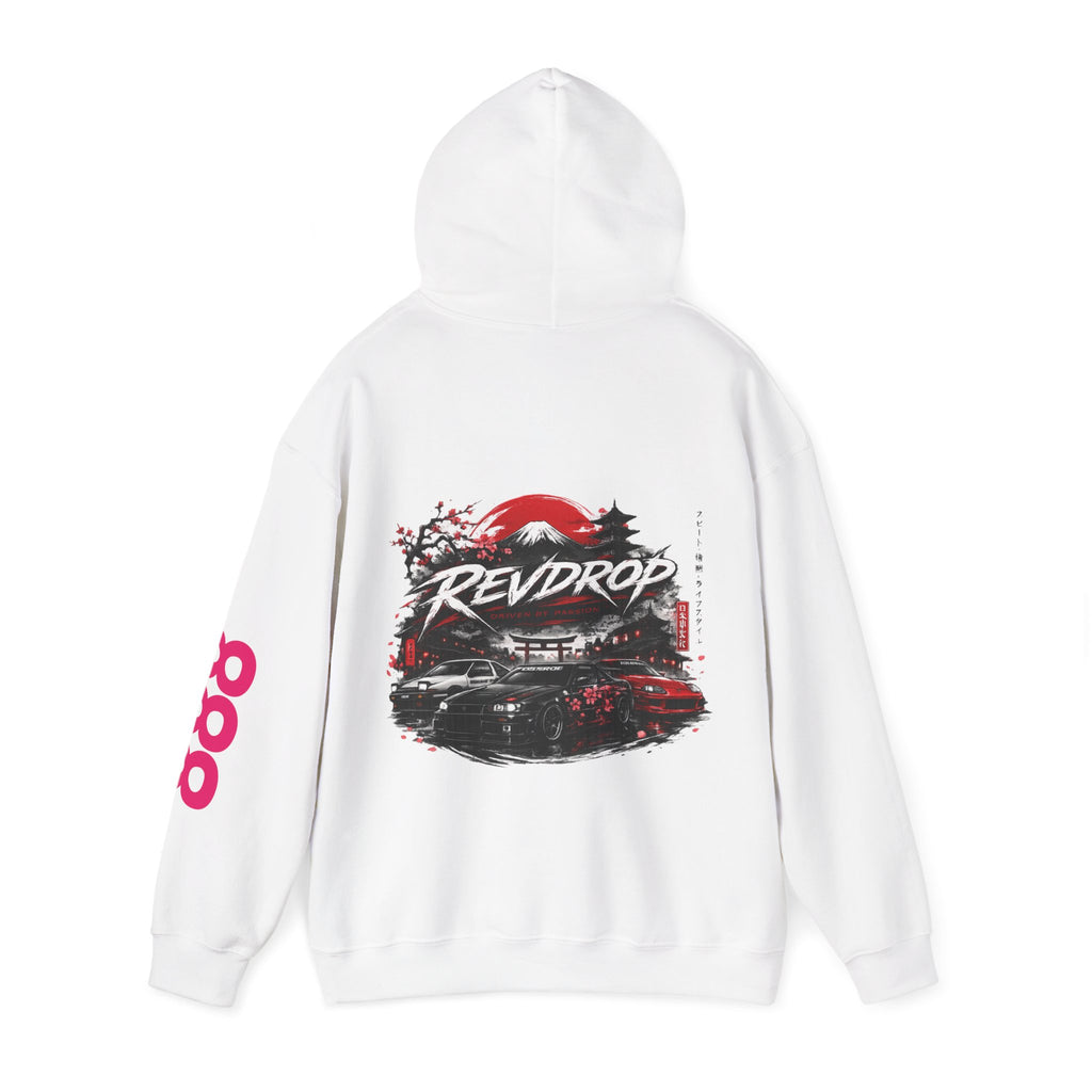 Hoodie — RevDrop Japanese Sunset Graphic Pullover