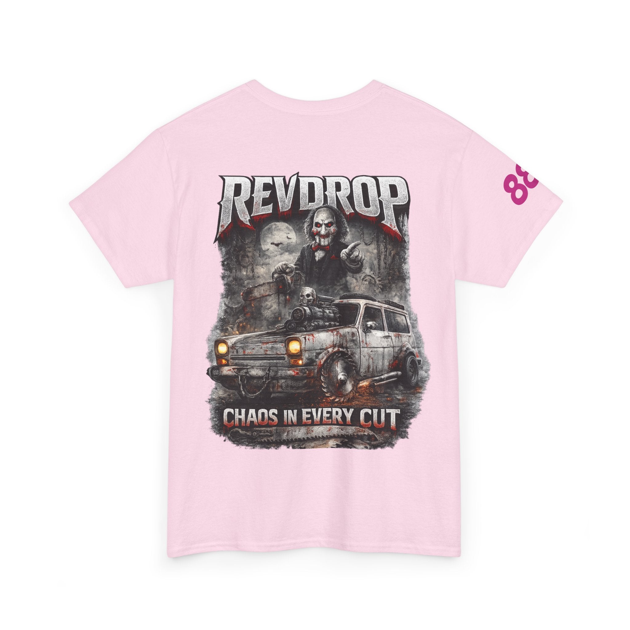 Band Tee — RevDrop “Chaos In Every Cut” Graphic T‑Shirt
