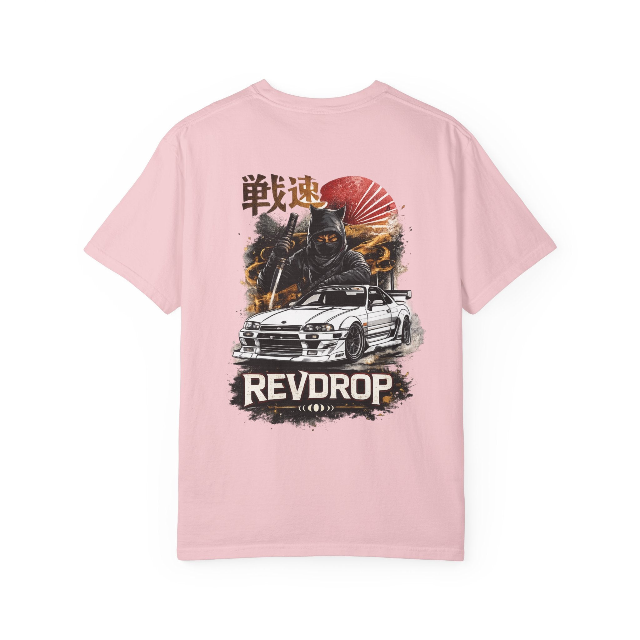 RevDrop Samurai Skyline T-Shirt — JDM Racing Car Graphic Tee