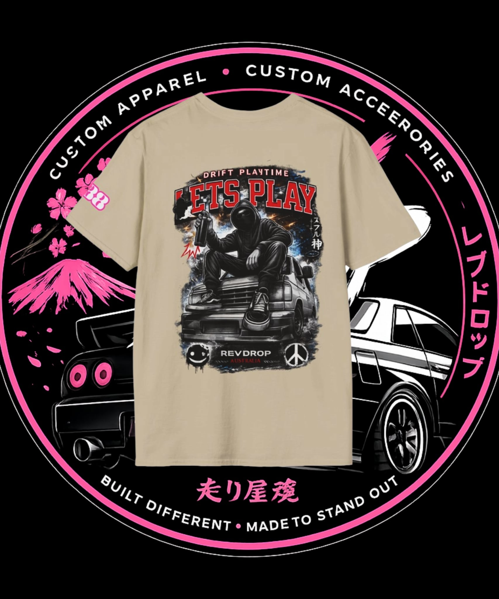 Let’s Play Drift Culture Graphic Tee
