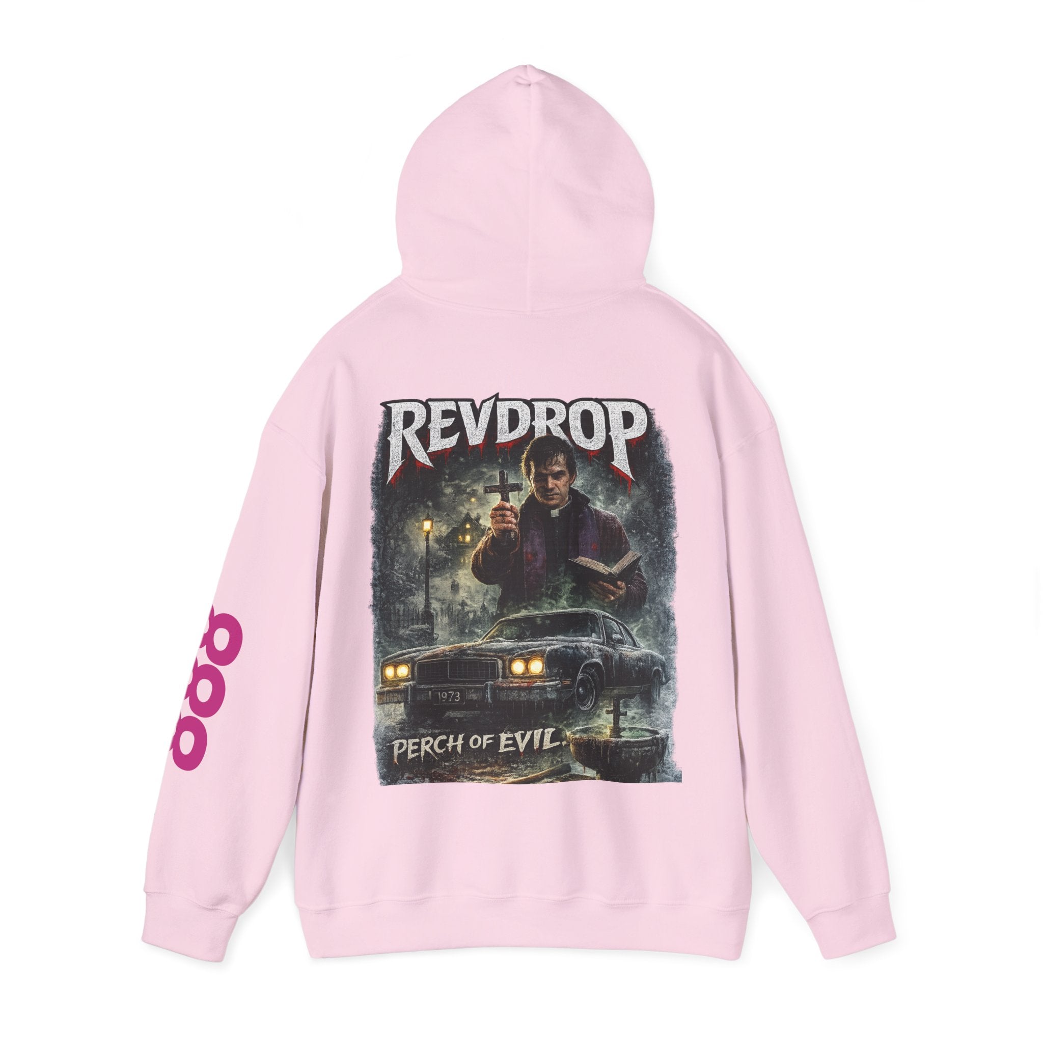 Perch of Evil Graphic Hoodie — Revrop Horror Band Pullover