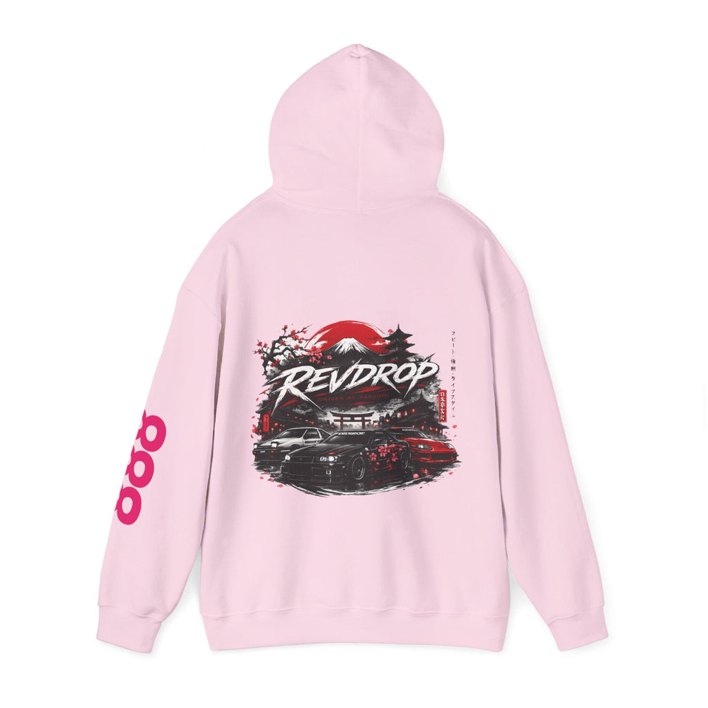 Hoodie — RevDrop Japanese Sunset Graphic Pullover