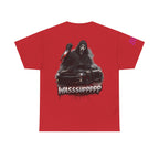 Graphic Tee — 'Wasssuppppp' Scream Mask Horror Car Design