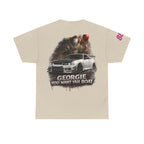 IT-Inspired Graphic Tee — "Georgie You Want Yah Boat" Horror Car Shirt