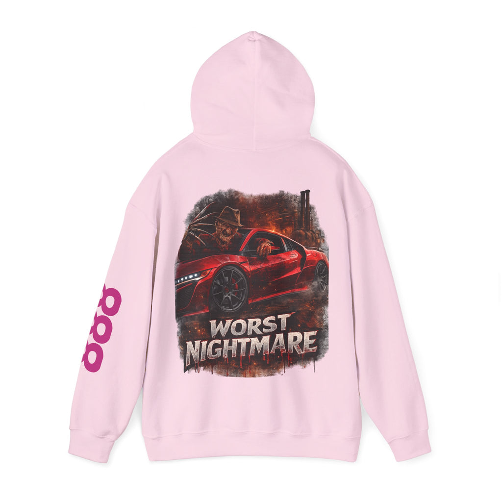 Car Hoodie — “Worst Nightmare” Racing Graphic Pullover