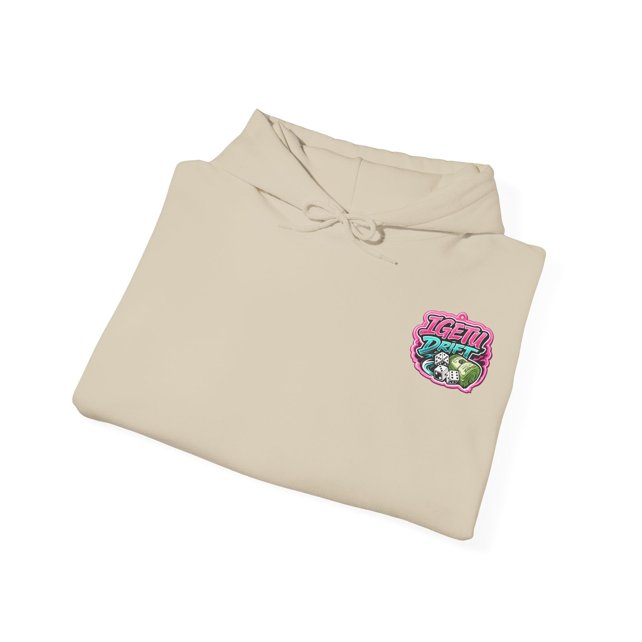 RevDrop Vintage Racing Hoodie — Retro Car Logo Pullover