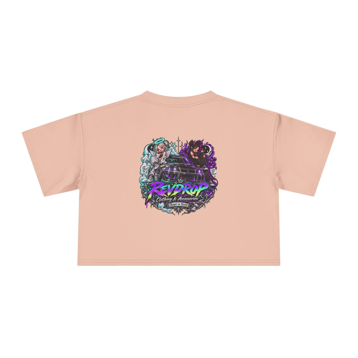 RevDrop Angel vs Devil Ladies Crop Top