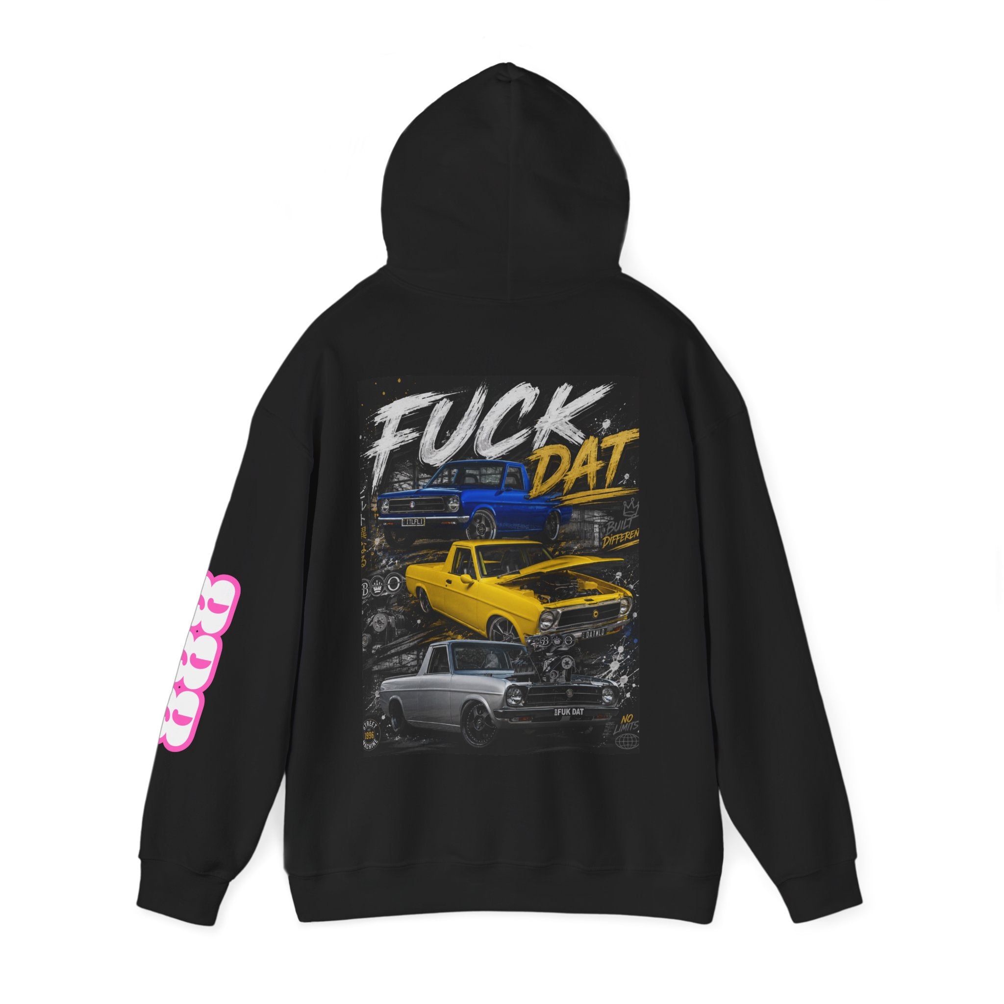 FUCK DAT Street Machine Graphic Hoodie