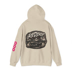 RevDrop Vintage Racing Hoodie — Retro Car Logo Pullover