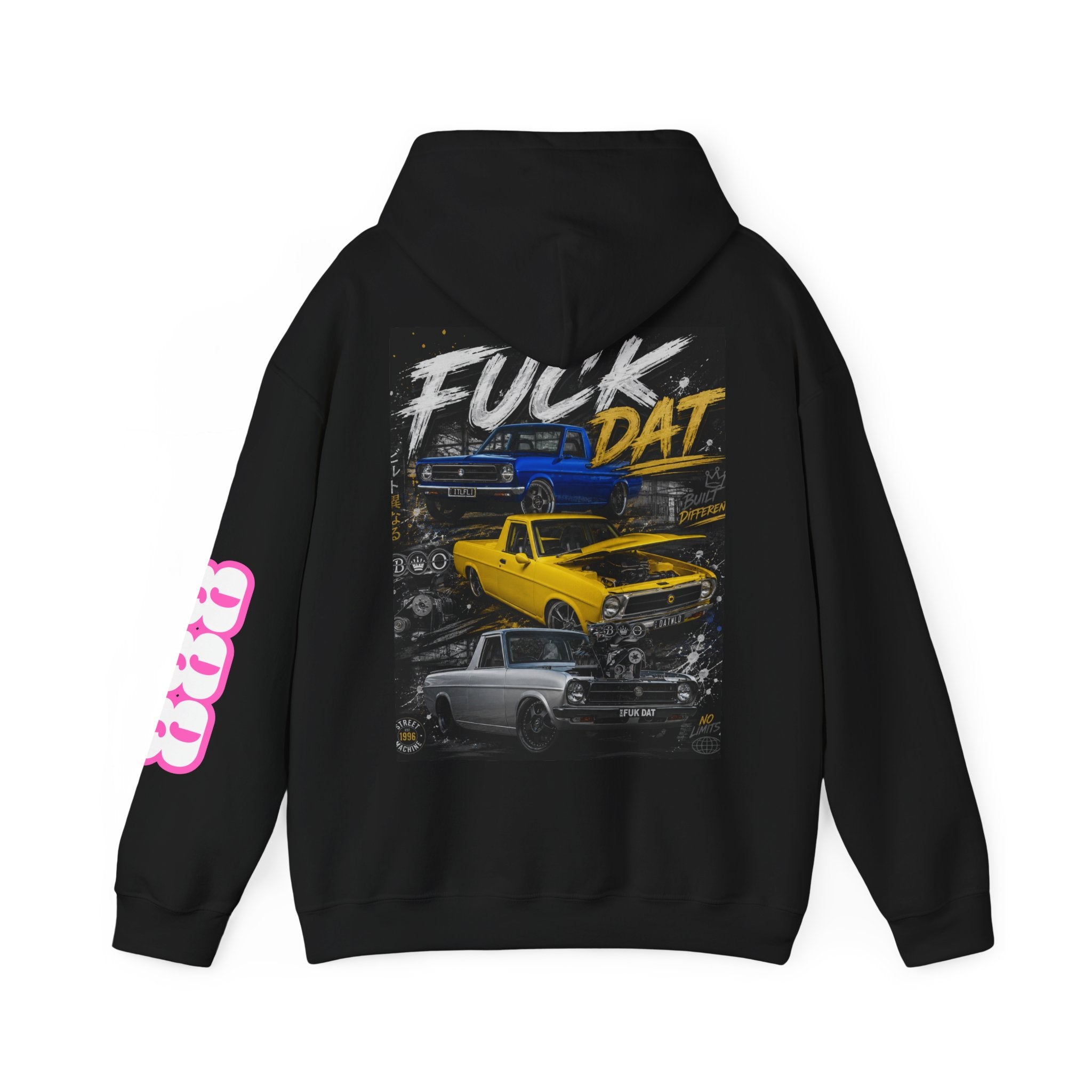 FUCK DAT Street Machine Graphic Hoodie