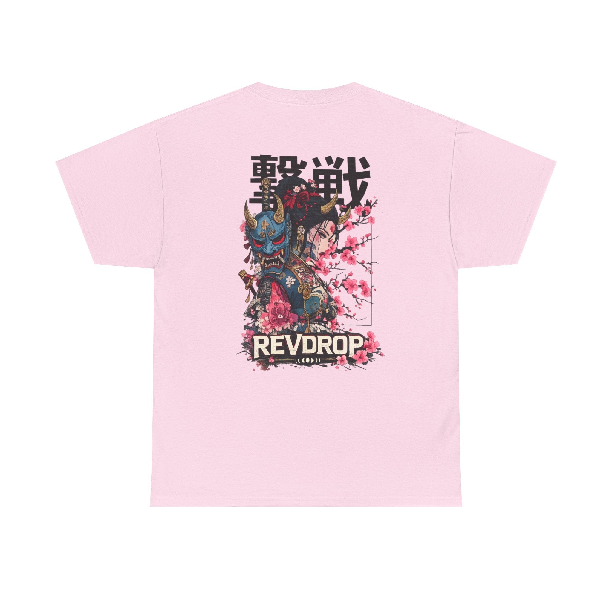 Samurai Oni Tee — 'REVDROP' Japanese Warrior Graphic T‑Shirt
