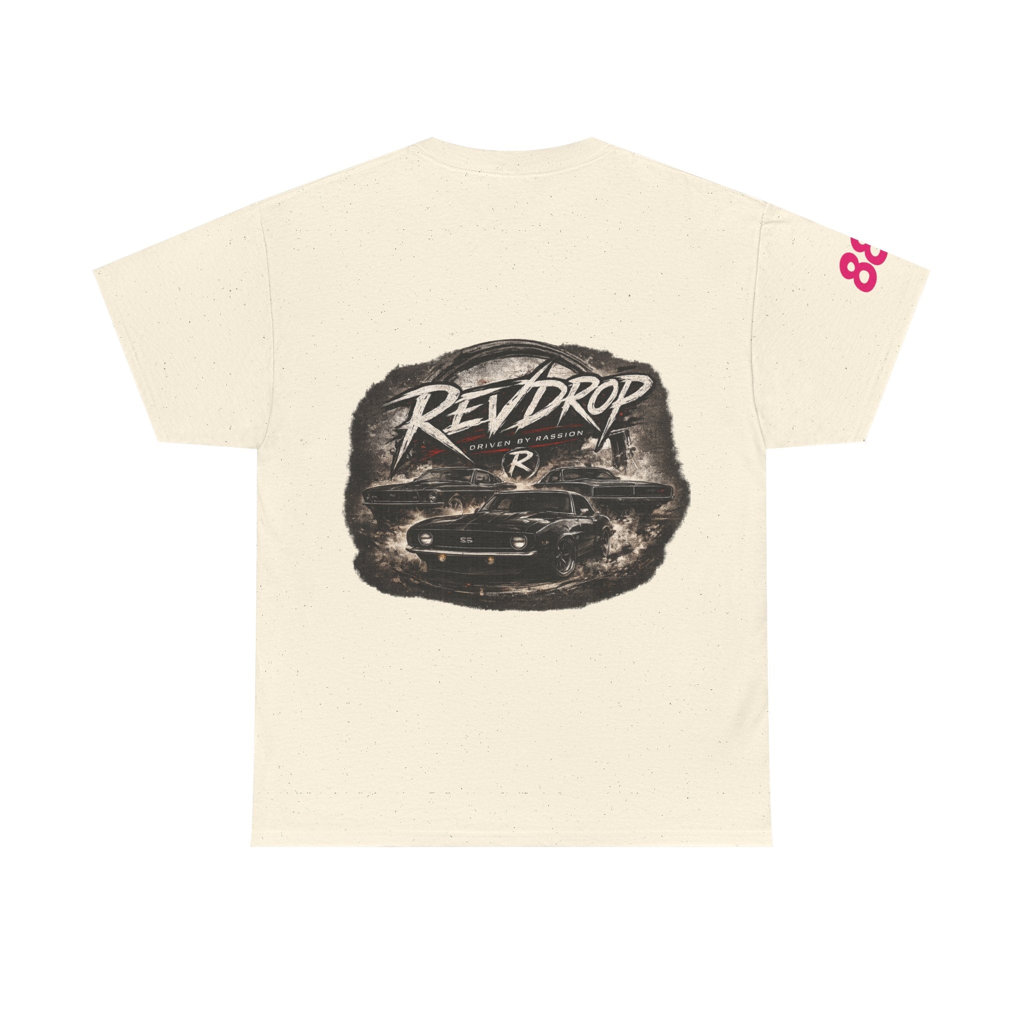 RevDrop Racing Tee — Retro Car Graphic T-Shirt