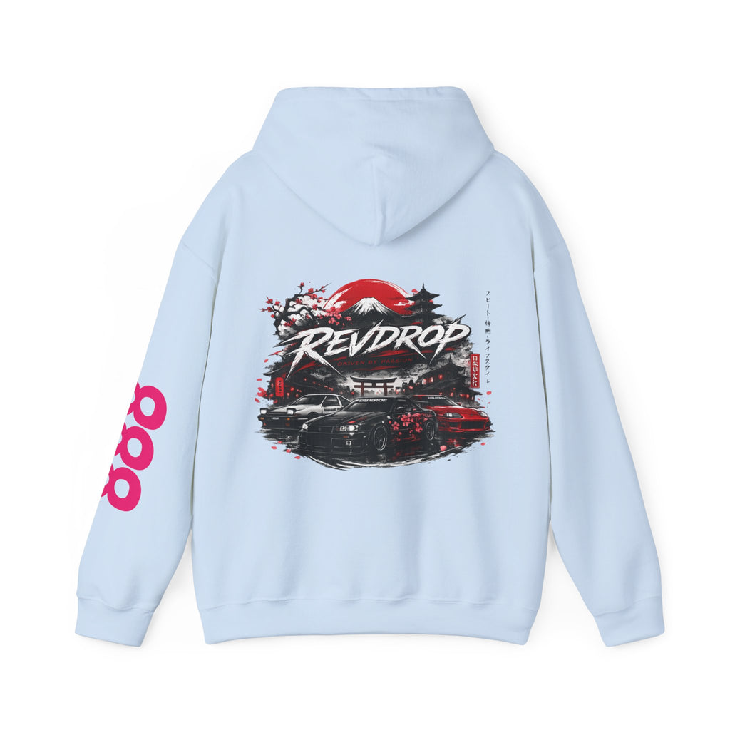Hoodie — RevDrop Japanese Sunset Graphic Pullover