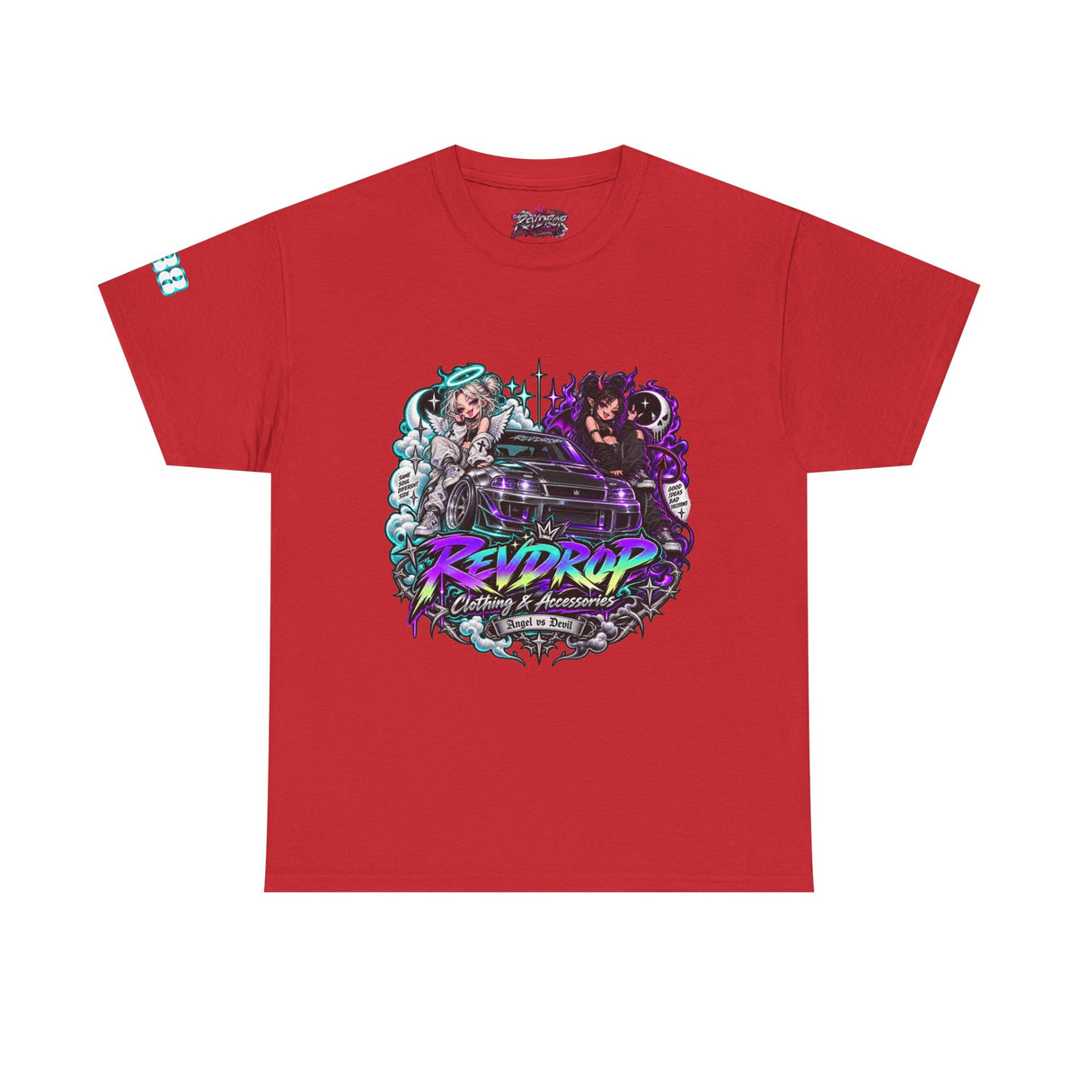 RevDrop Angel vs Devil Unisex Graphic Tee