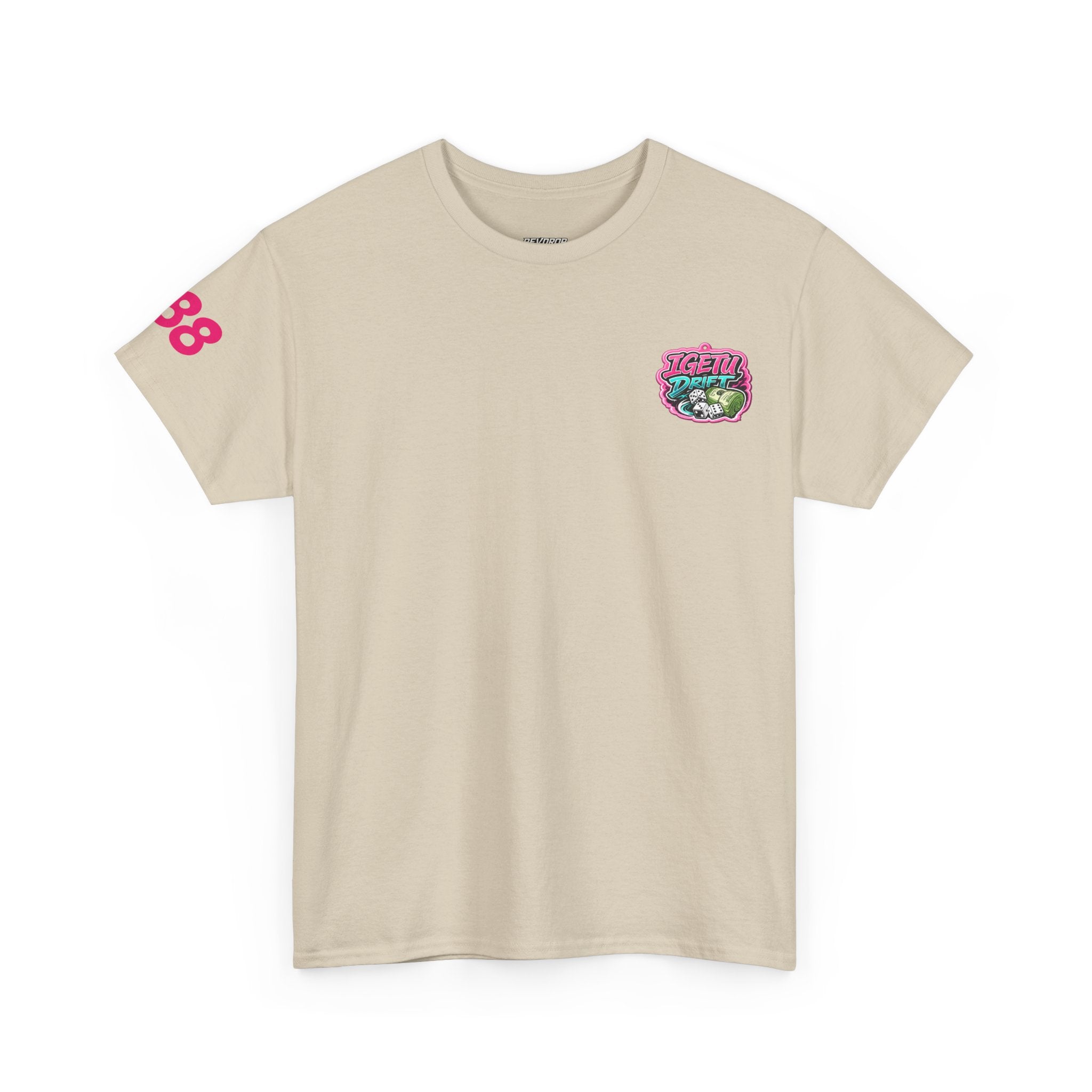 Red Roo Retro Muscle Car Tee