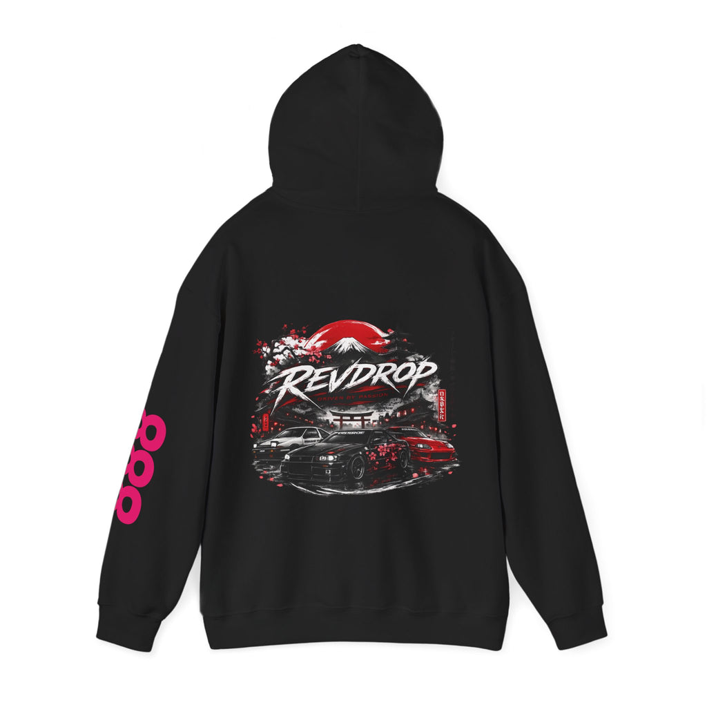 Hoodie — RevDrop Japanese Sunset Graphic Pullover