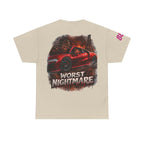 Graphic Tee — 'Worst Nightmare' Red Sports Car Streetwear T-Shirt