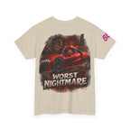 Graphic Tee — 'Worst Nightmare' Red Sports Car Streetwear T-Shirt