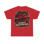 Graphic Tee — 'Worst Nightmare' Red Sports Car Streetwear T-Shirt