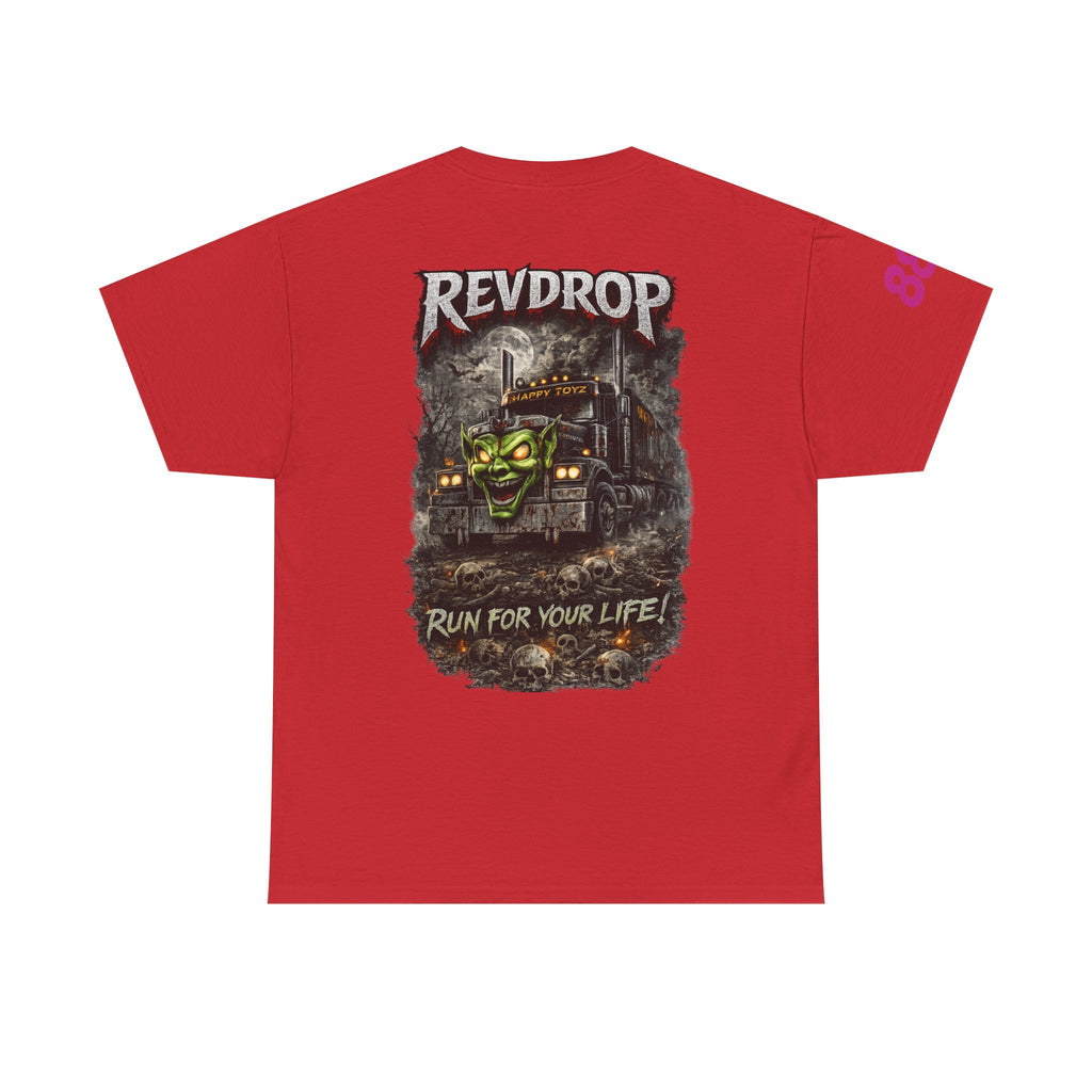 Band Tee — RevDrop "Run For Your Life" Graphic T-Shirt