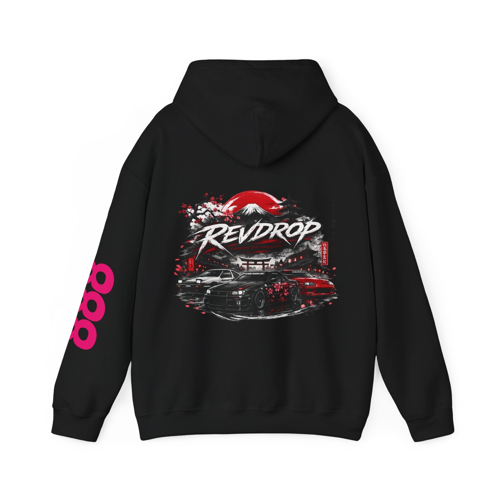Hoodie — RevDrop Japanese Sunset Graphic Pullover
