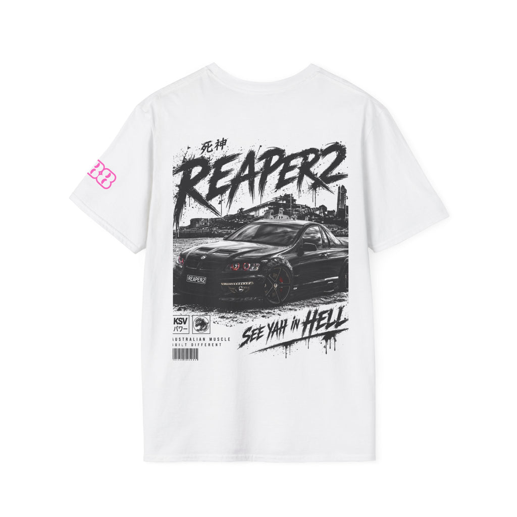T-Shirt "Retro Dream" Small Chest Logo Graphic Tee — 80s Neon Vibe