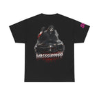 Graphic Tee — 'Wasssuppppp' Scream Mask Horror Car Design
