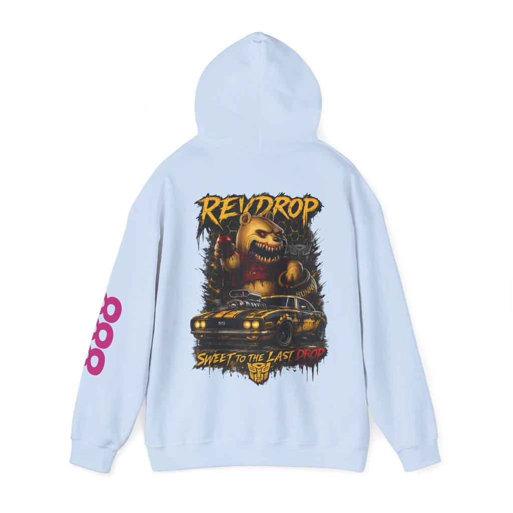 Hoodie — Retro Drop “Sweet to the Last Drop” Monster Car Graphic