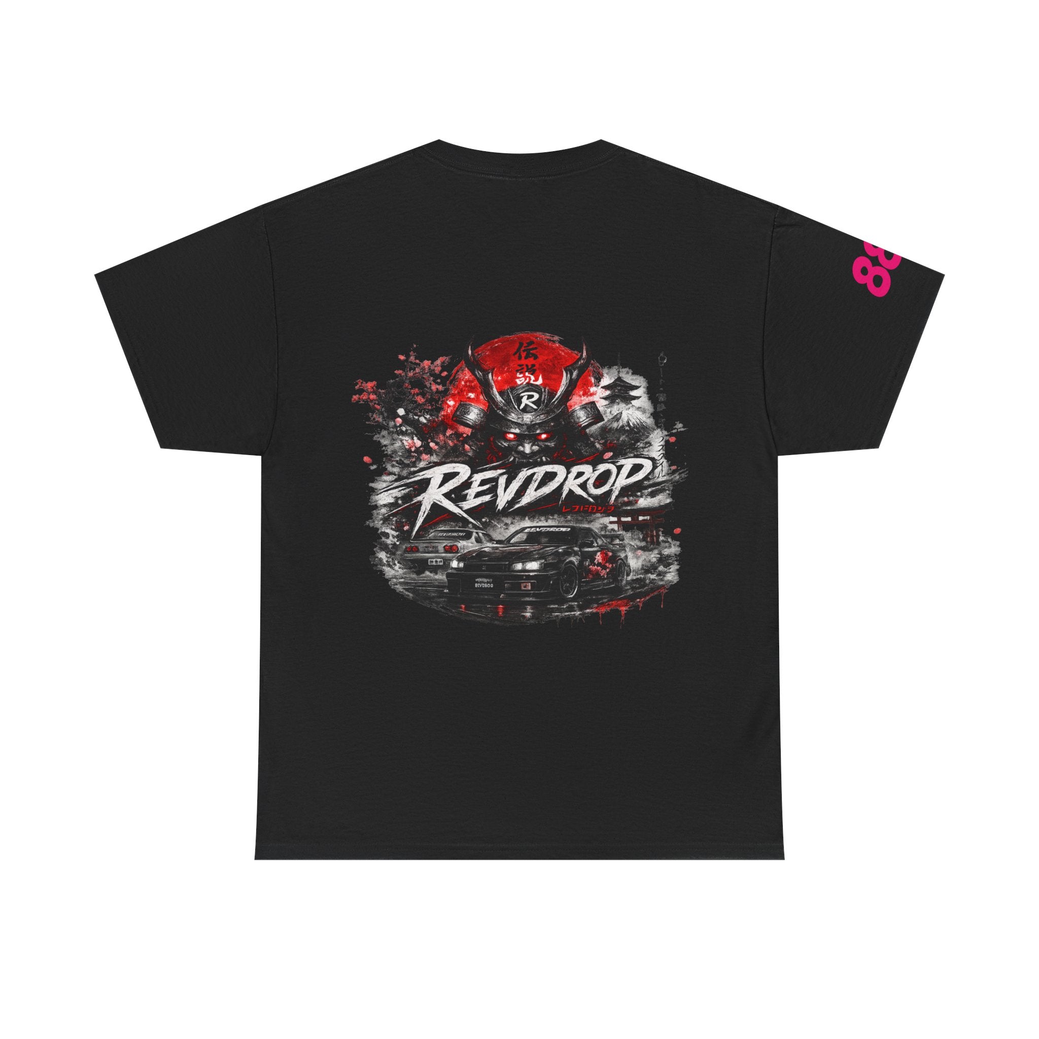 RevDrop Japanese Demon Graphic Tee — Streetwear Anime-Inspired T-Shirt