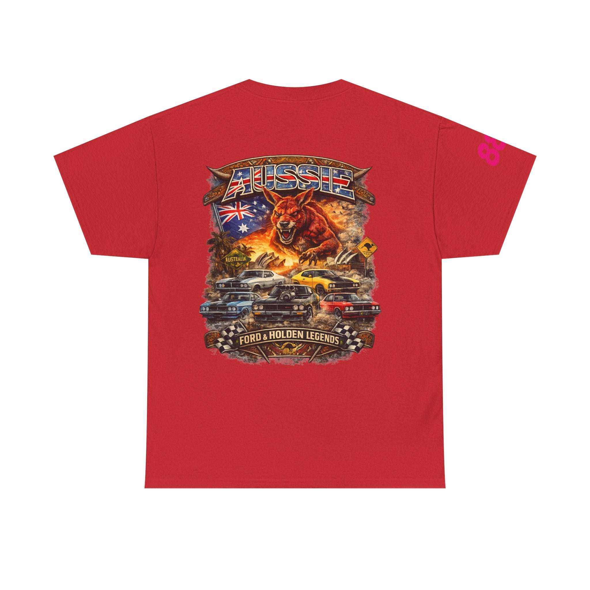 T-Shirt — Aussie V8 Muscle Car Graphic Tee (Ford & Holden Legends)