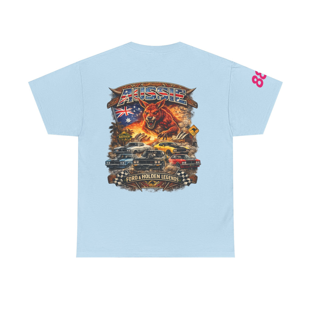 T-Shirt — Aussie V8 Muscle Car Graphic Tee (Ford & Holden Legends)