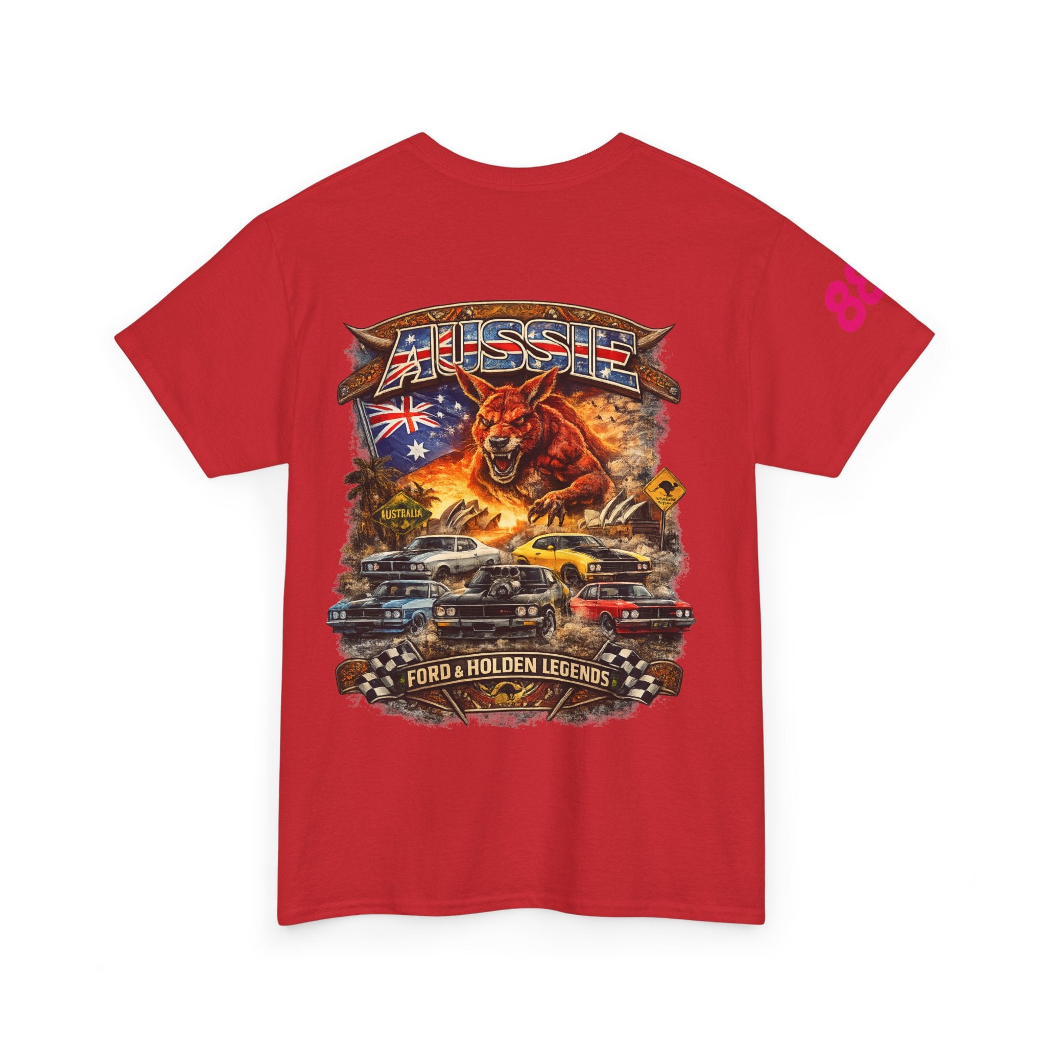 T-Shirt — Aussie V8 Muscle Car Graphic Tee (Ford & Holden Legends)