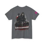 Graphic Tee — 'Wasssuppppp' Scream Mask Horror Car Design