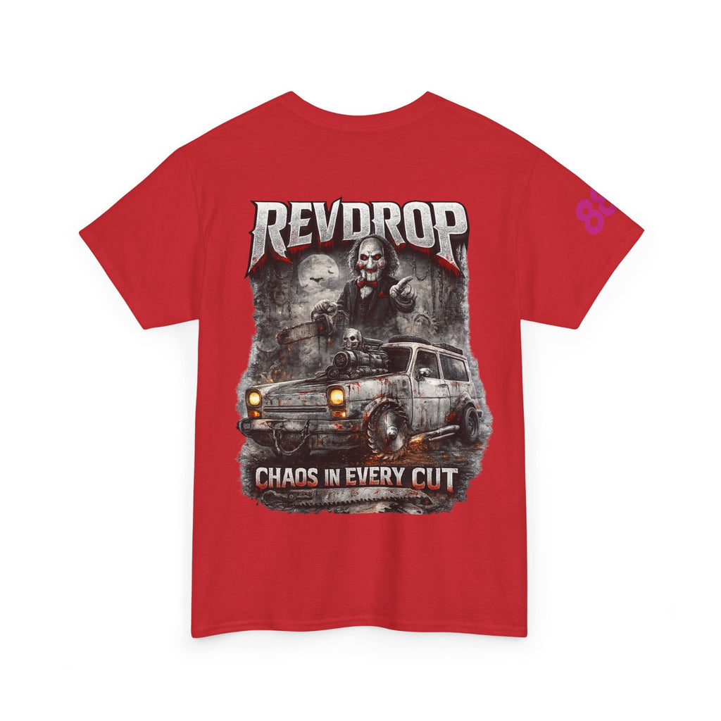 Band Tee — RevDrop “Chaos In Every Cut” Graphic T‑Shirt