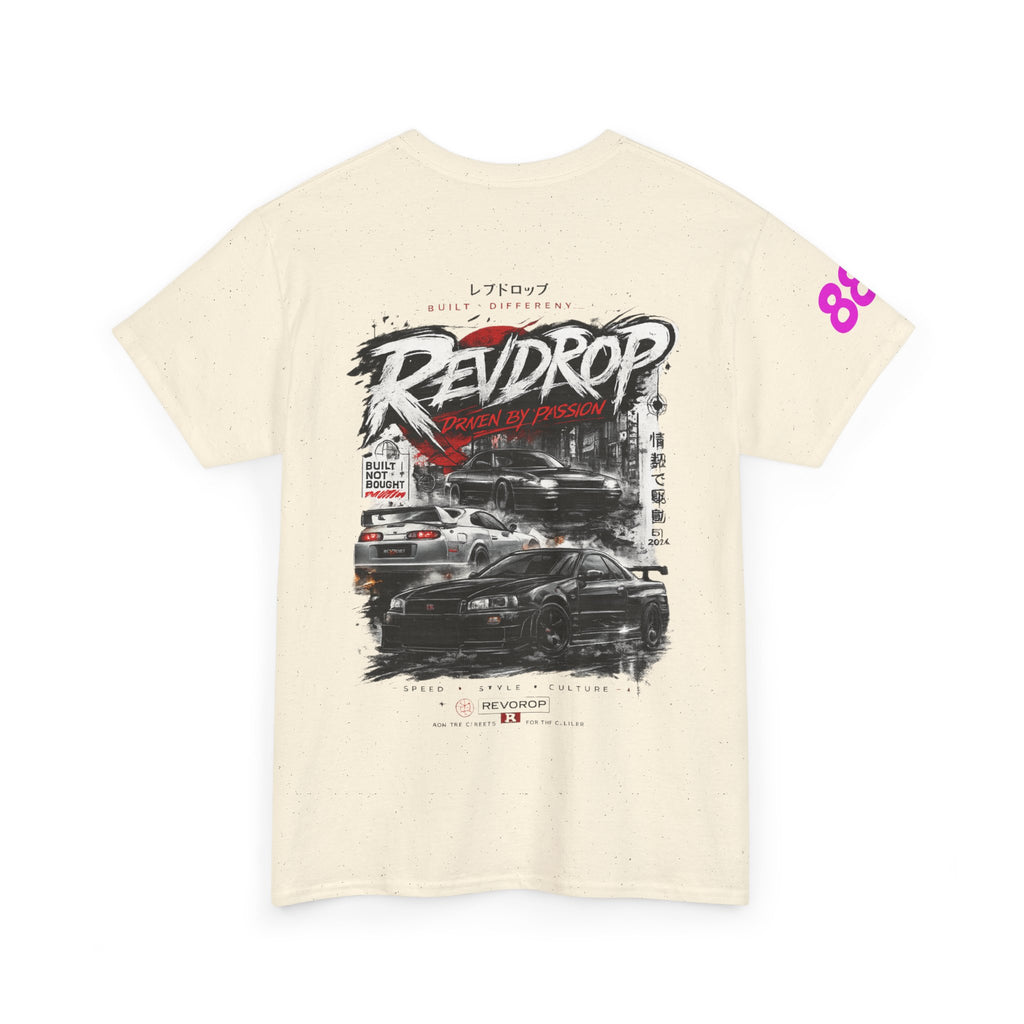 RevDrop Racing Tee — JDM Street Car Graphic T-Shirt