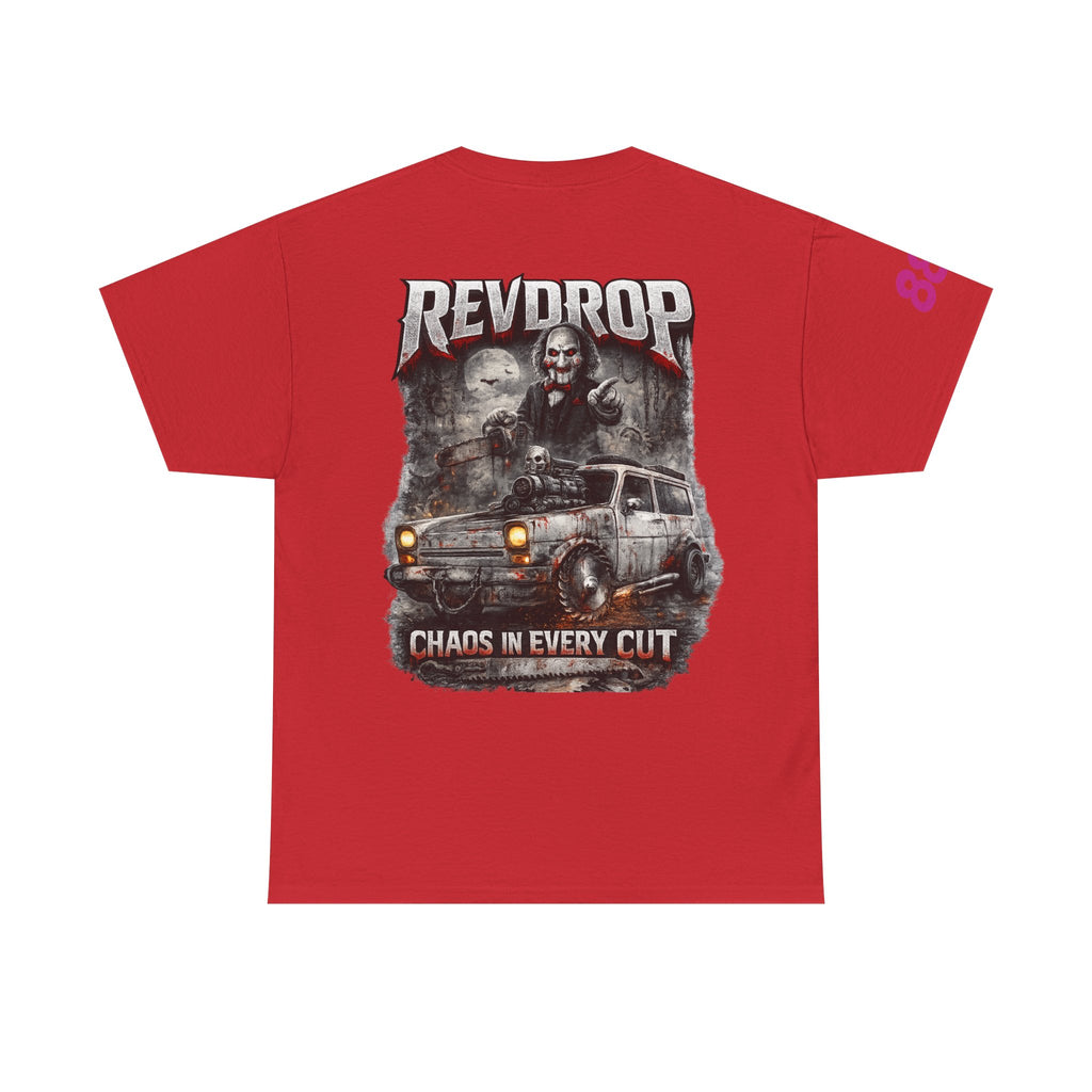 Band Tee — RevDrop “Chaos In Every Cut” Graphic T‑Shirt