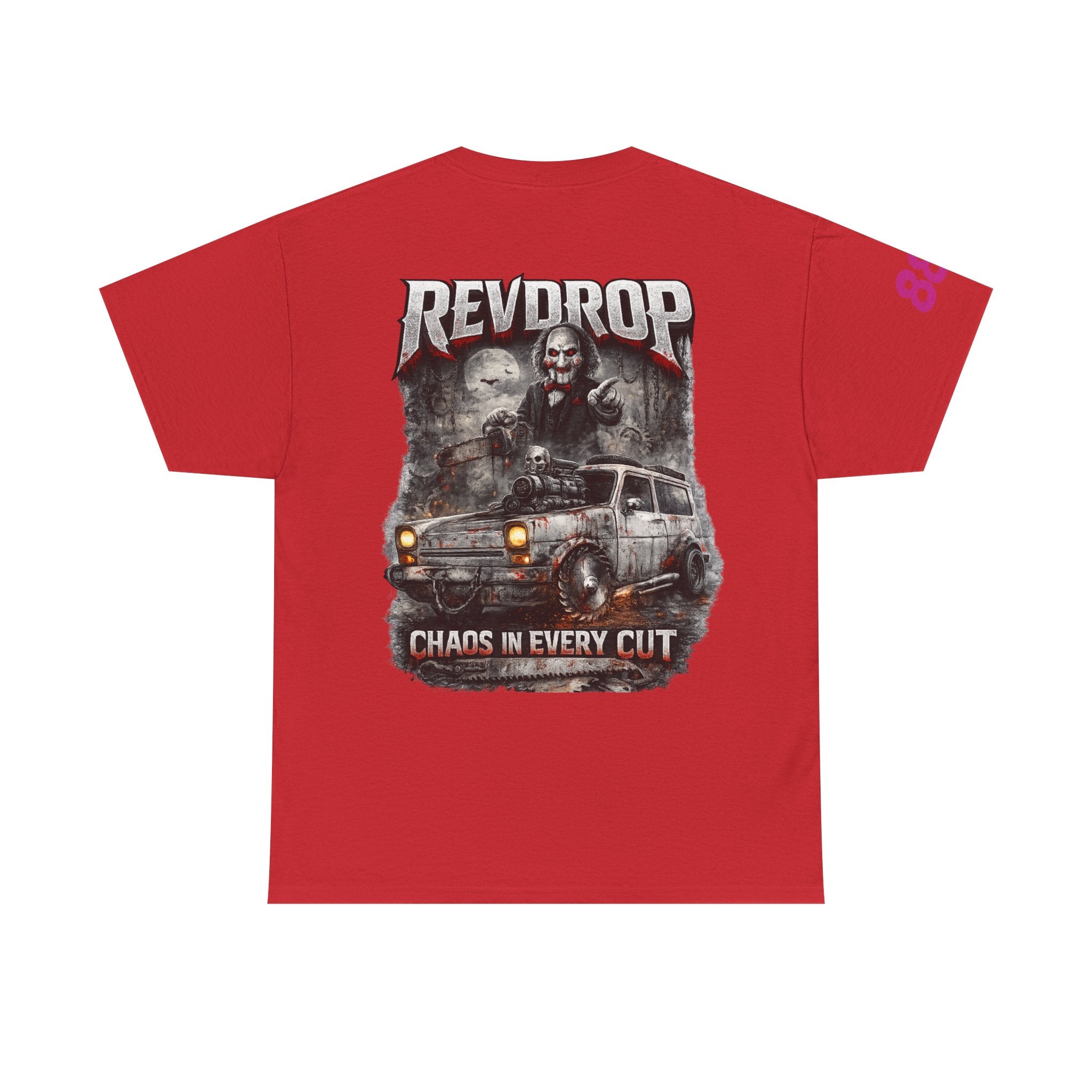 Band Tee — RevDrop “Chaos In Every Cut” Graphic T‑Shirt